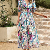Allison | Elegant Floral Dress