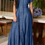 Aune - Long Denim Dress