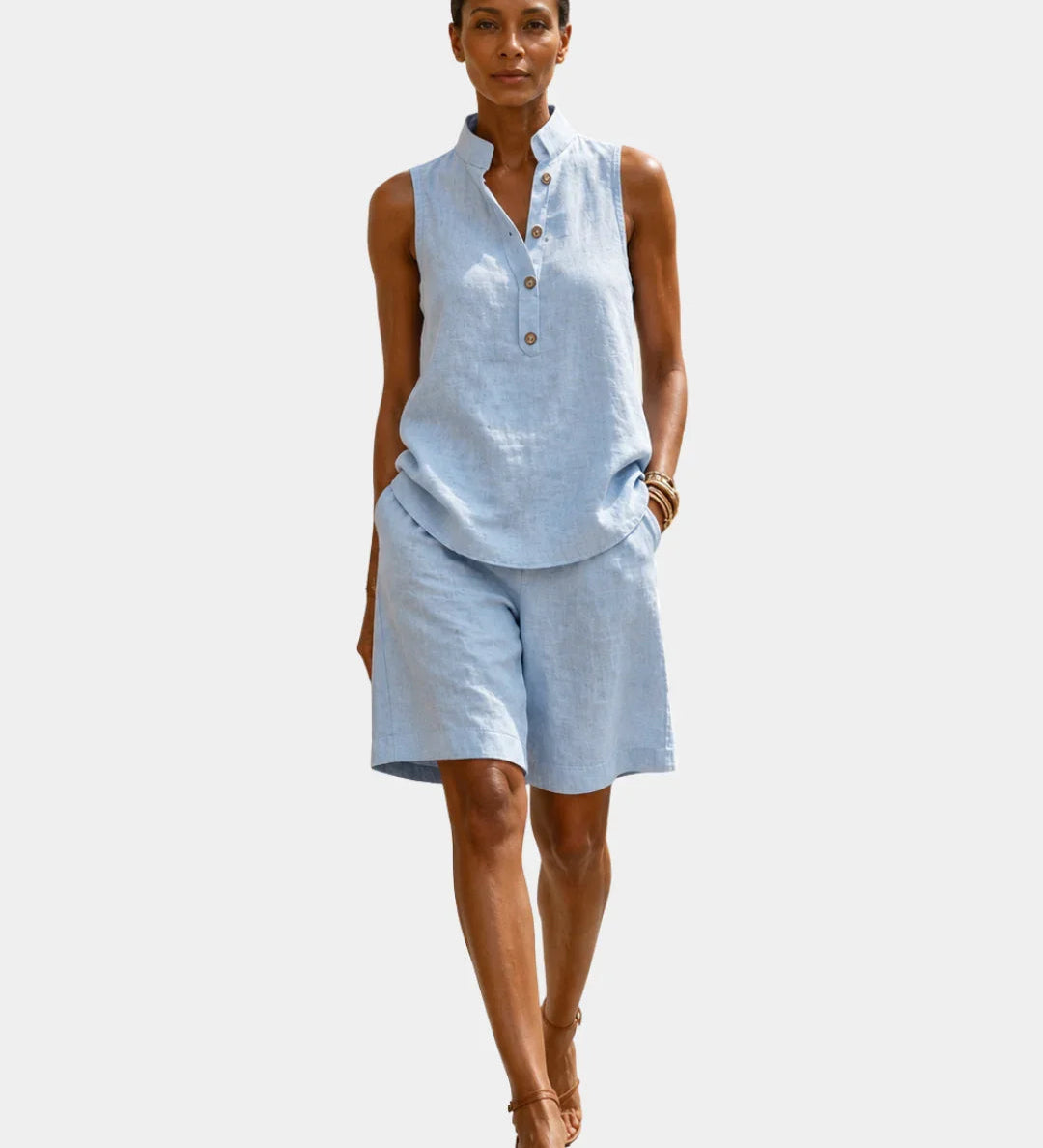 Mélior | Summer Sleeveless Set with Shorts