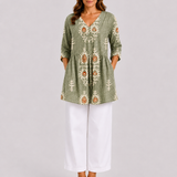 Blair | Long Blouse with a Striking Pattern