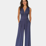 Sultana | Chic Sleeveless Wide-Leg Jumpsuit