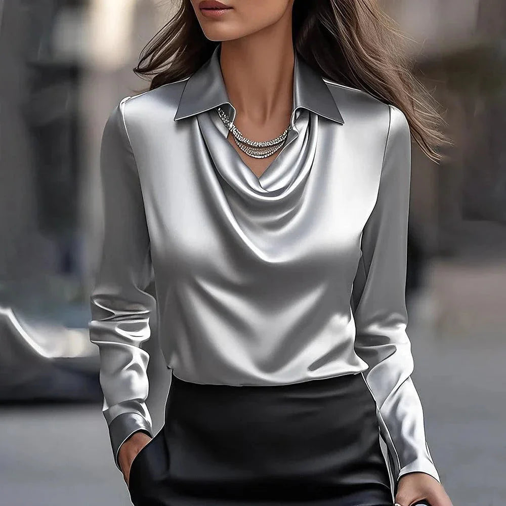 Emma | Elegant Shiny Blouse