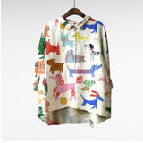 Audrey - Artistic Button-Up Shirt