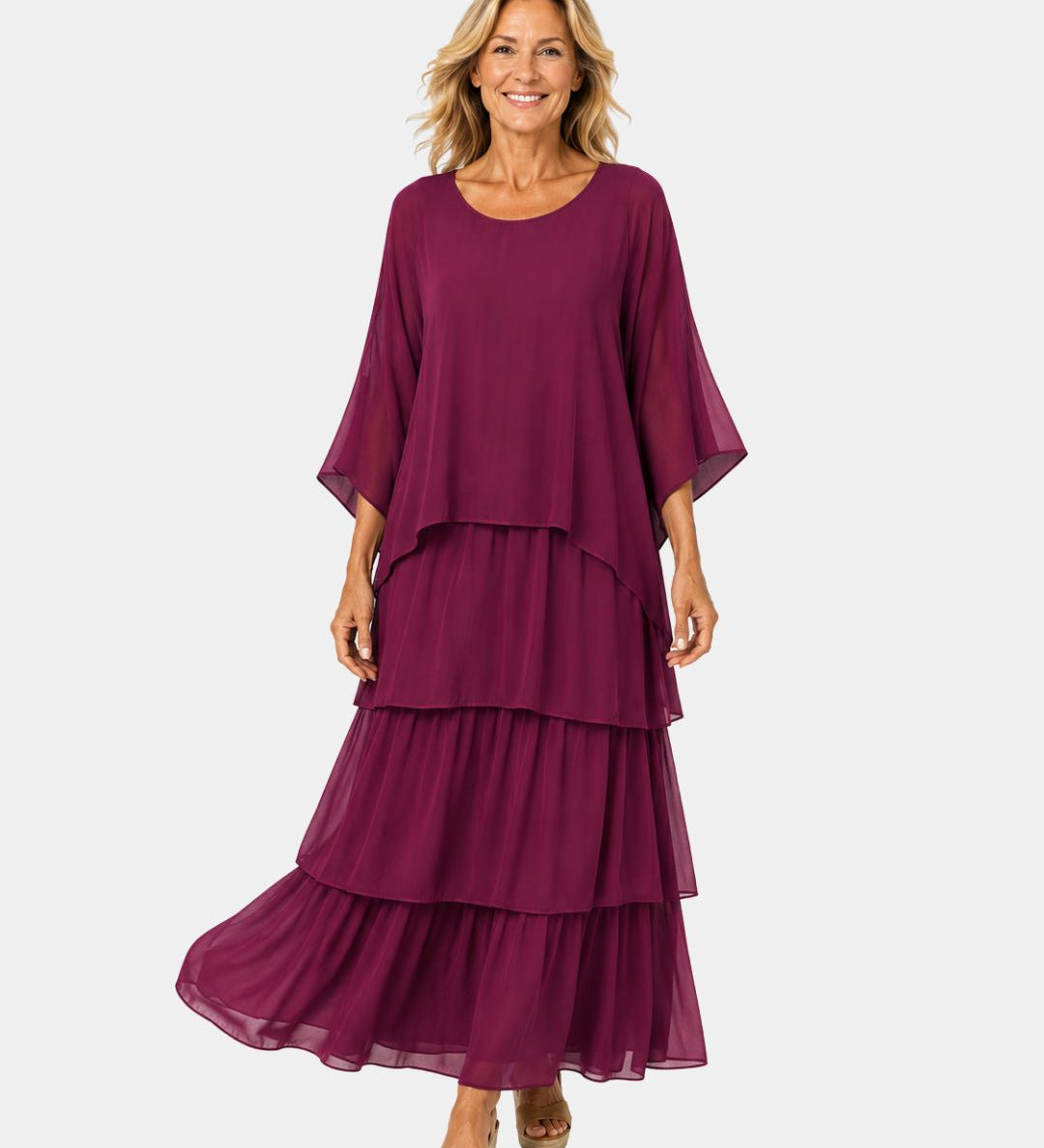 Agnès | Elegant Fluid Maxi Dress