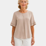 Hadelinde | Elegant Button Blouse