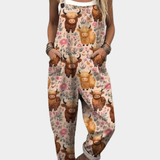 Comfortable Printed Jumpsuit