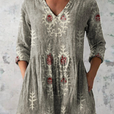 Blair | Long Blouse with a Striking Pattern