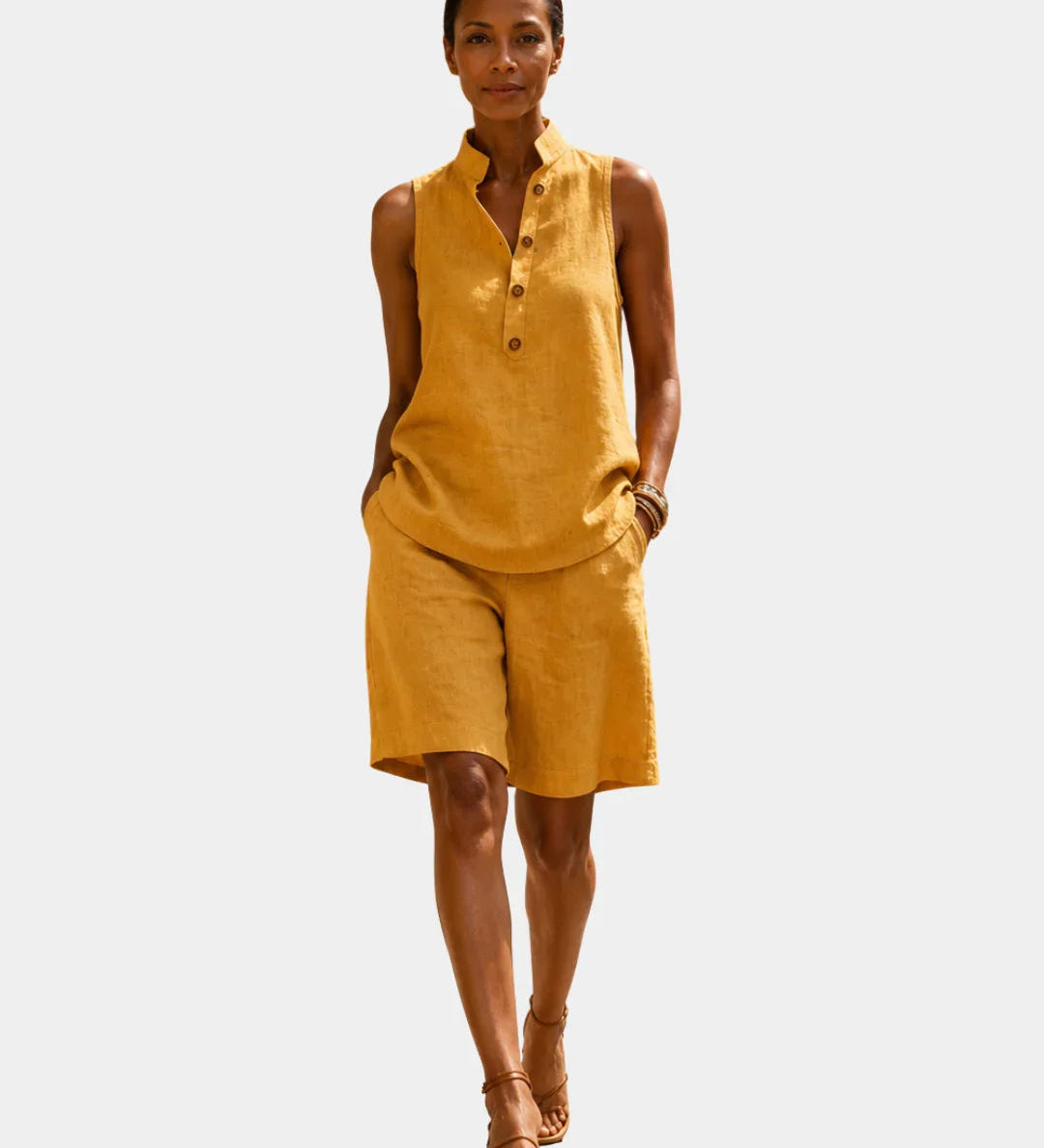 Mélior | Summer Sleeveless Set with Shorts