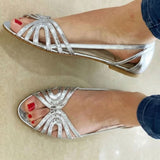 Metallic Shimmer Sandals