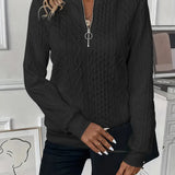 Amy | Zippered Knit Sweater