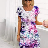 Jenna | Cascading Floral Dress