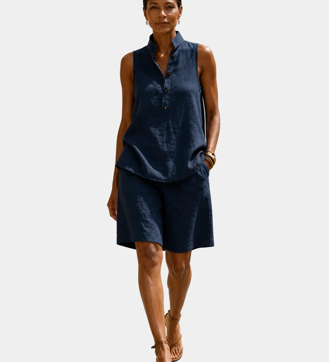 Mélior | Summer Sleeveless Set with Shorts