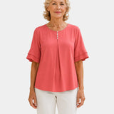 Hadelinde | Elegant Button Blouse