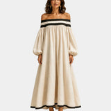 Cindy | Off-Shoulder Maxi Dress