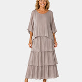 Agnès | Elegant Fluid Maxi Dress
