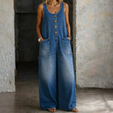 Iina - Vintage-Inspired Cotton Jumpsuit