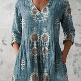 Blair | Long Blouse with a Striking Pattern