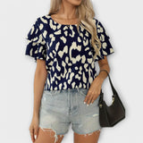 Evelyn - Stylish Blouse with Round Pocket