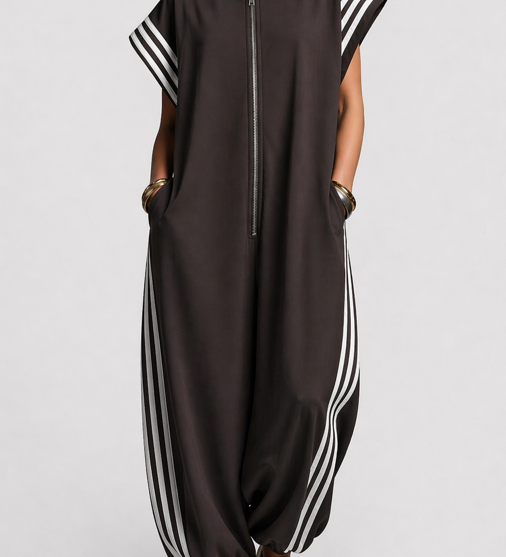 Aino | Zippered Collar Jumpsuit