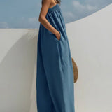 Hilda - Wide-Leg Denim Jumpsuit