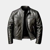 Bastien | Vintage Leather Effect Jacket