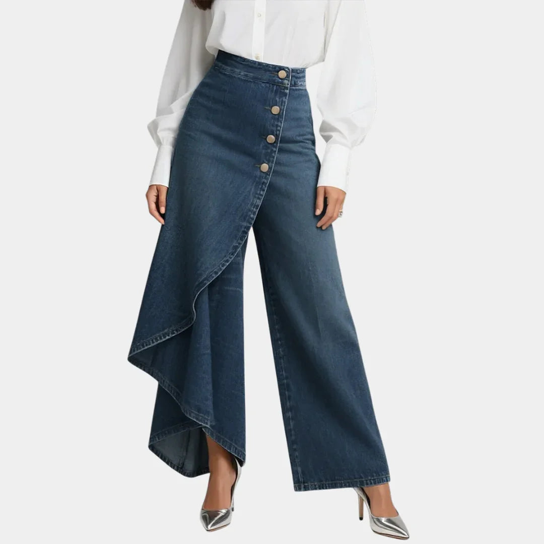 Martina | High-waisted wide-leg jeans