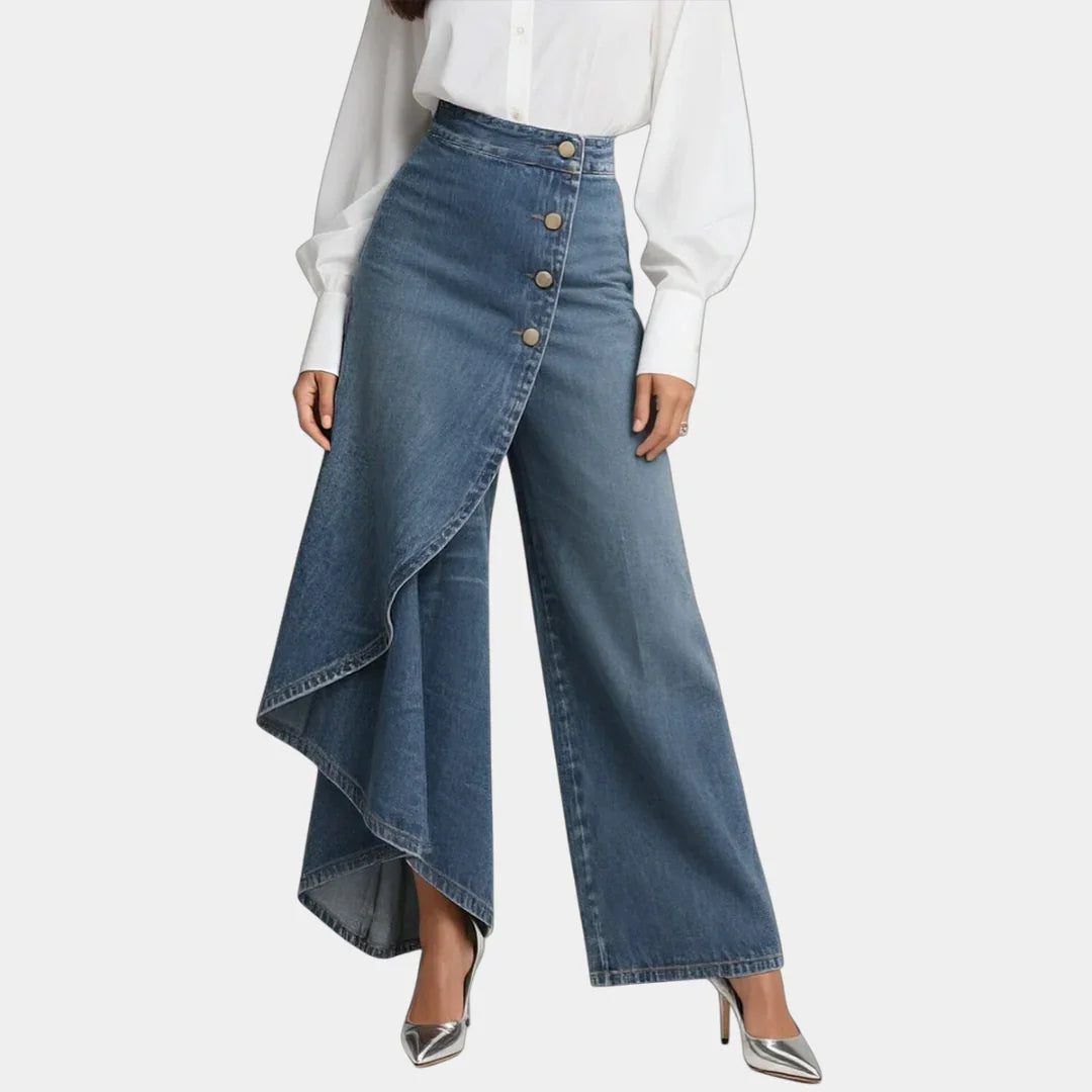 Martina | High-waisted wide-leg jeans