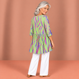 Lyla | Long Blouse with V-Neck