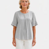 Hadelinde | Elegant Button Blouse