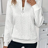 Amy | Zippered Knit Sweater