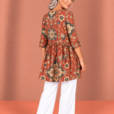 Amaia | Long Blouse with V-Neck