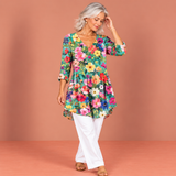Angel | Long Blouse with V-Neck