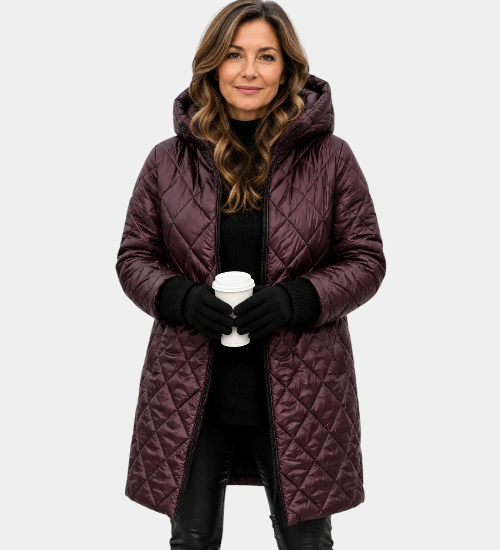 Naélys | Quilted Winter Coat with Hood