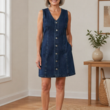 Leena - Casual Denim Dress