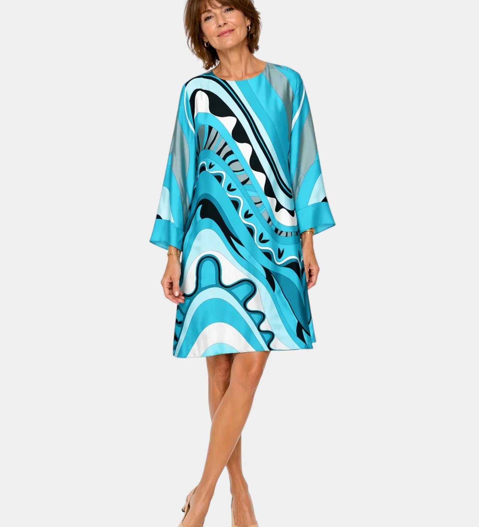 Amand | Elegant summer dress that conceals the belly