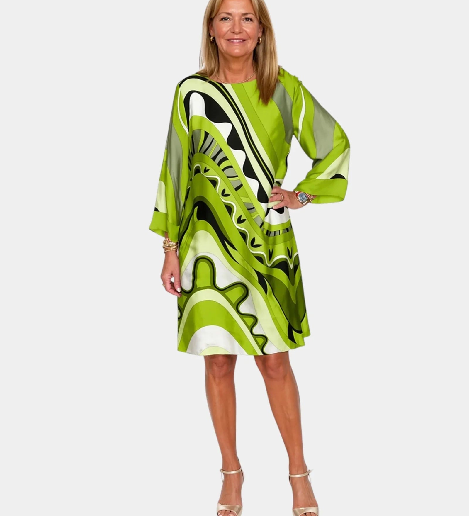Amand | Elegant summer dress that conceals the belly