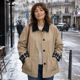 Jasélie | Buttoned Jacket with Contrasting Details