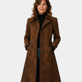 Sienna | Elegant Suede Trench