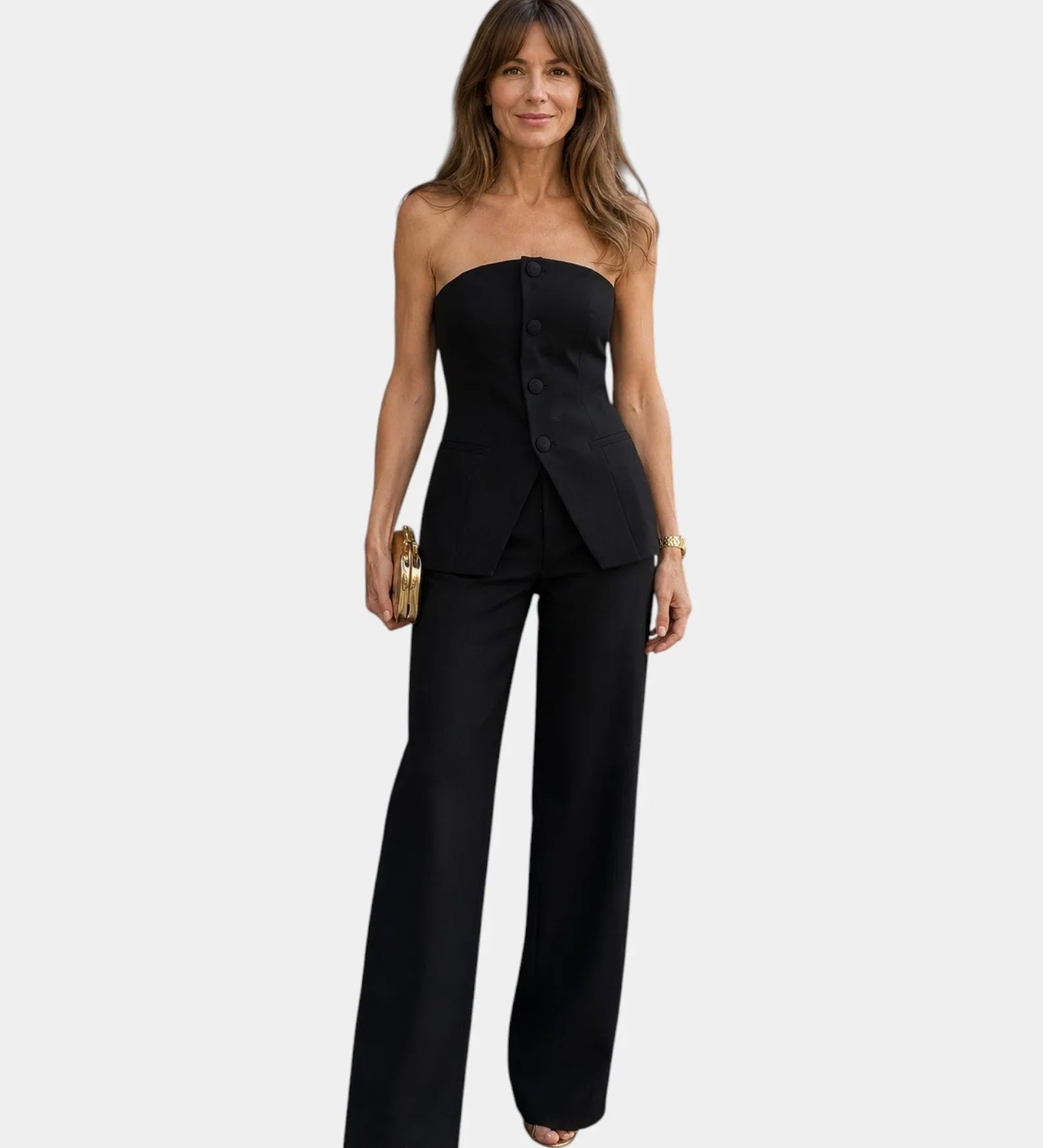 Eda | Set with top and wide-leg pants