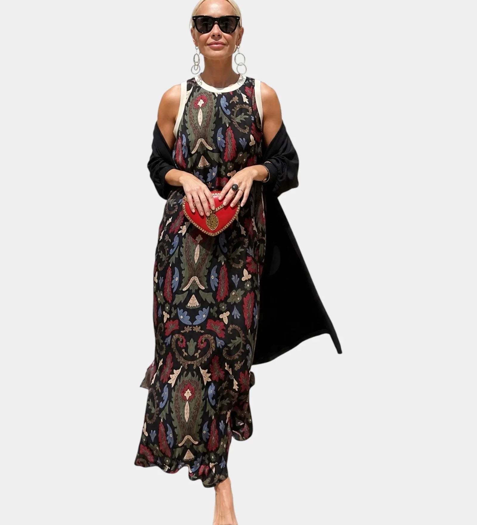 Lynette | Ensemble avec robe et gilet léger