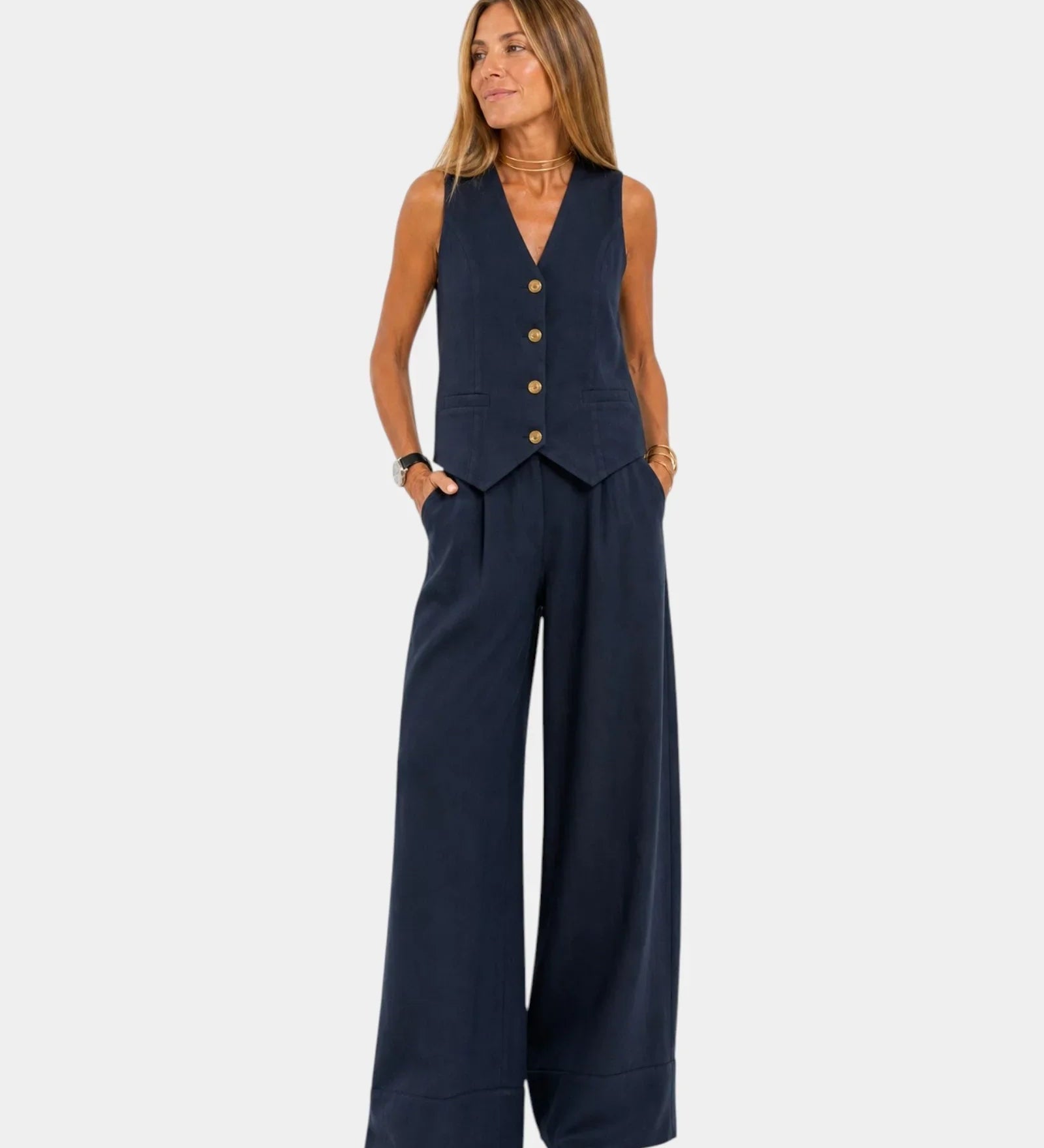 Assia | Vest and Pants Set