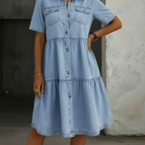 Emma - Rent and Stylish Denim Dress