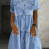 Emma - Rent and Stylish Denim Dress