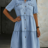 Emma - Rent and Stylish Denim Dress