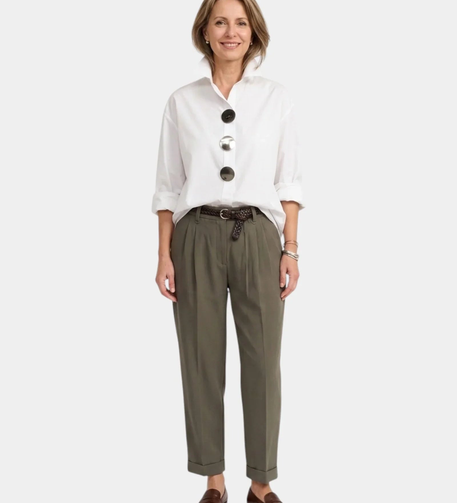 Pearl | High Collar Shirt