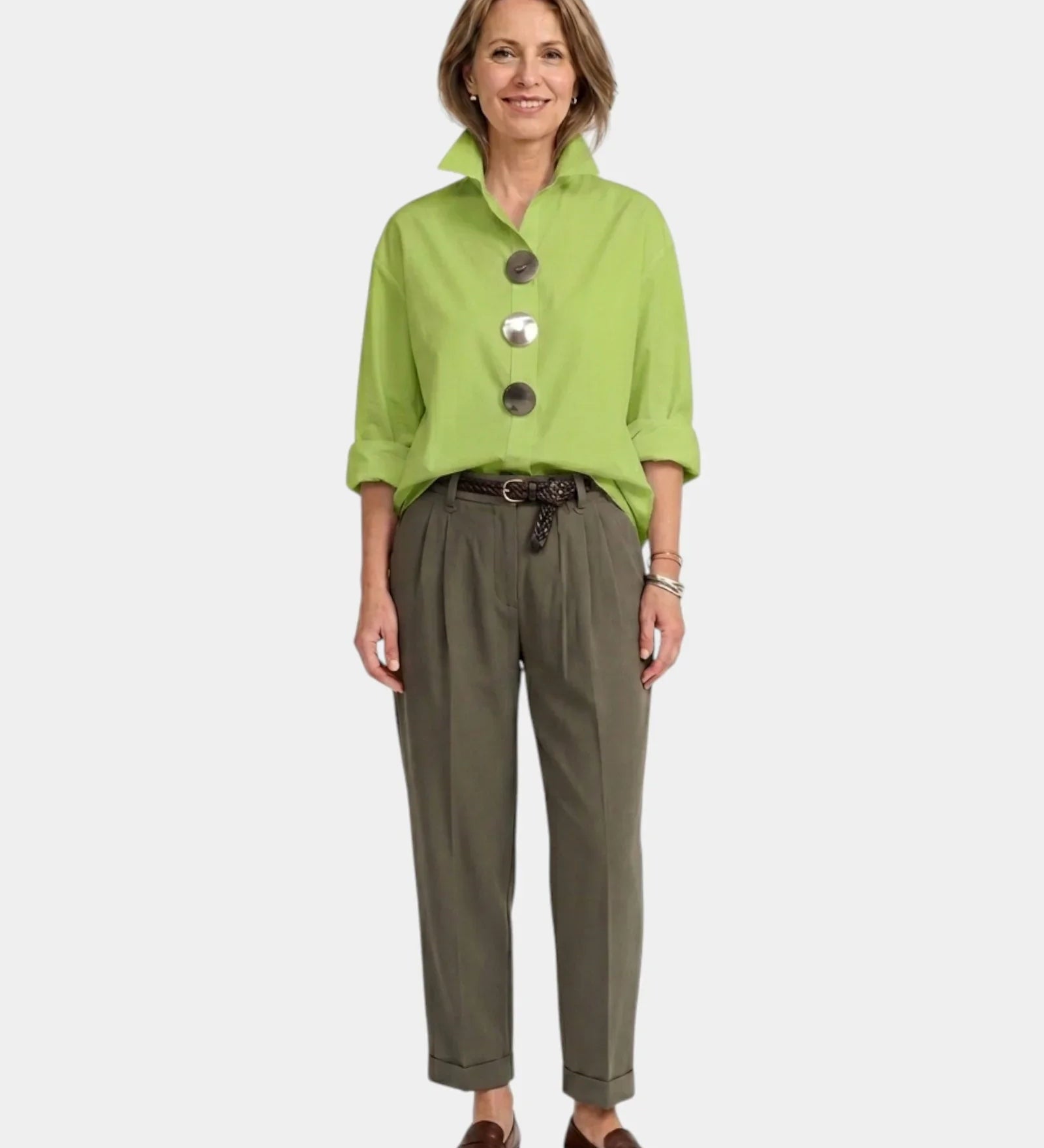 Pearl | High Collar Shirt