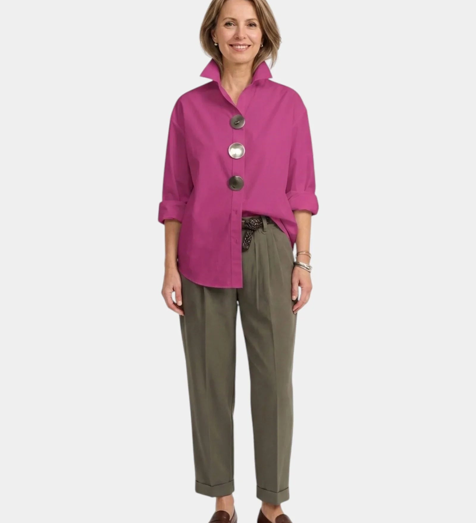 Pearl | High Collar Shirt
