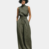 Falyne | Ensemble débardeur et pantalon large minimaliste