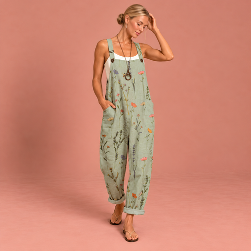 Comfortable Printed Jumpsuit