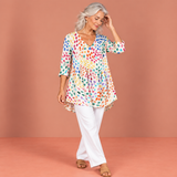 Everlee | Long Blouse with V-Neck